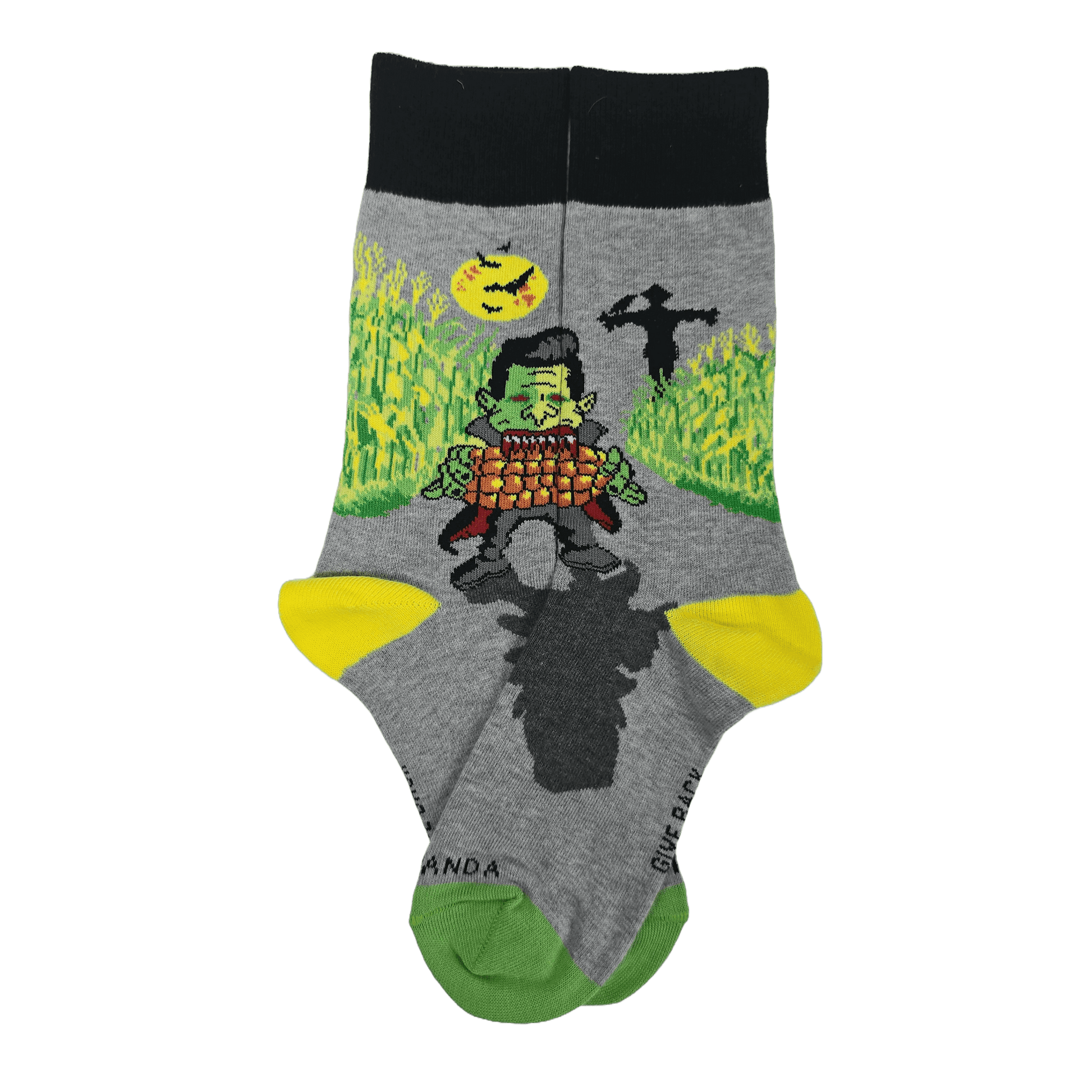 Dracula Eating Corn Socks from the Sock Panda