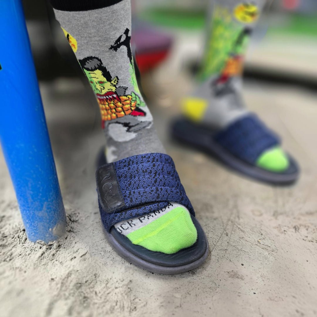 Dracula Eating Corn Socks from the Sock Panda