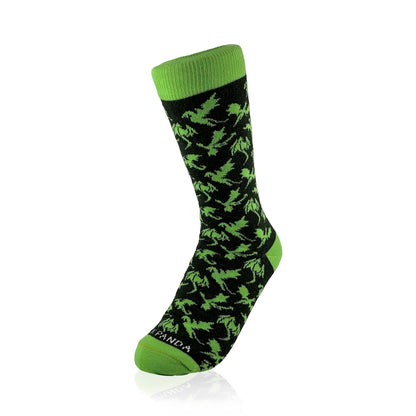 Dragon Pattern from the Sock Panda (Adult Small - Shoe Sizes 2 - 5)