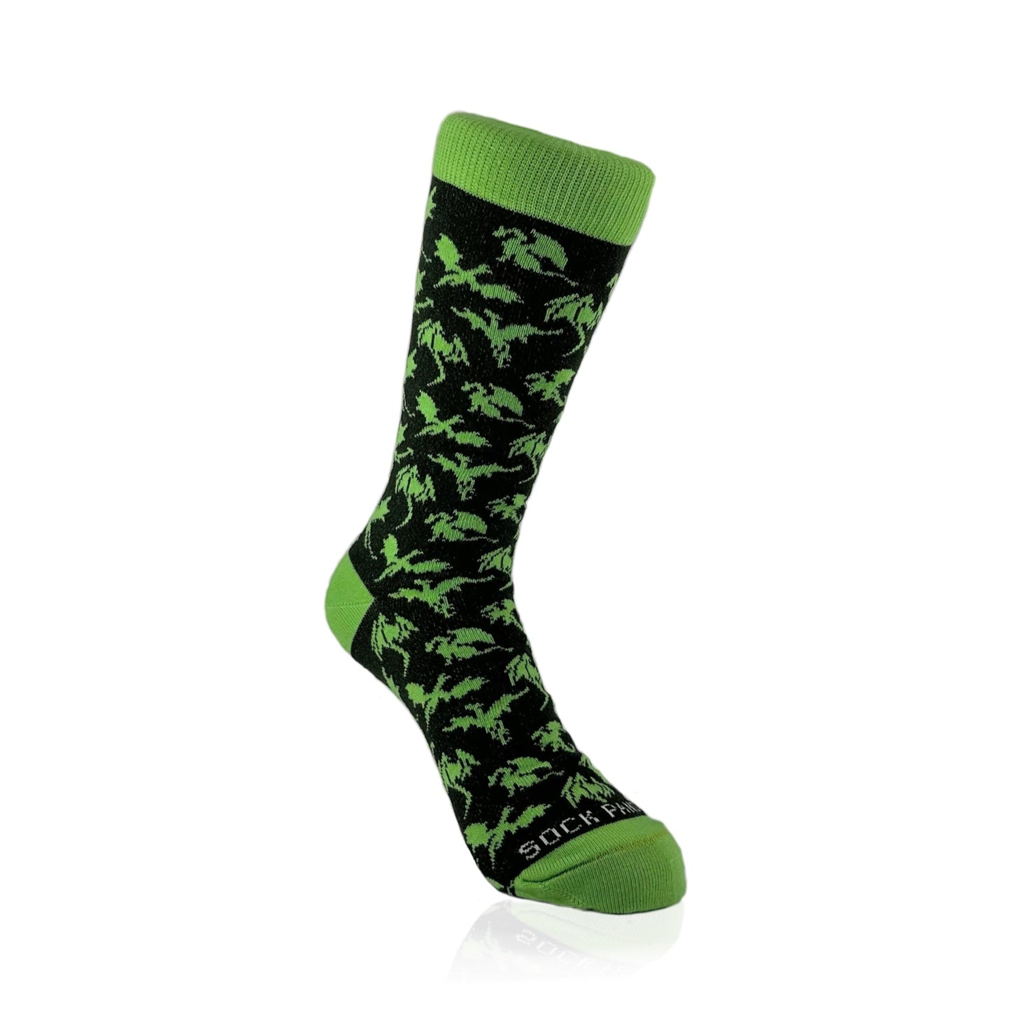 Dragon Pattern from the Sock Panda (Adult Small - Shoe Sizes 2 - 5)