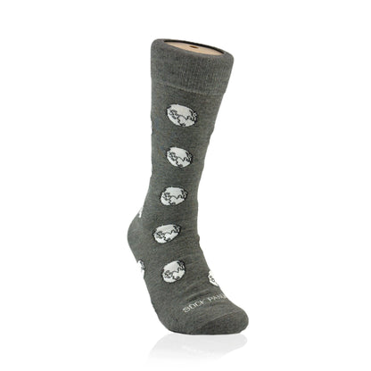 Earth Pattern Socks from the Sock Panda (Adult Large - Men's Shoe Sizes 8 - 12)