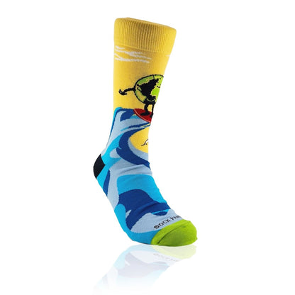 Earth Surfing Socks from the Sock Panda EarthSurfLg