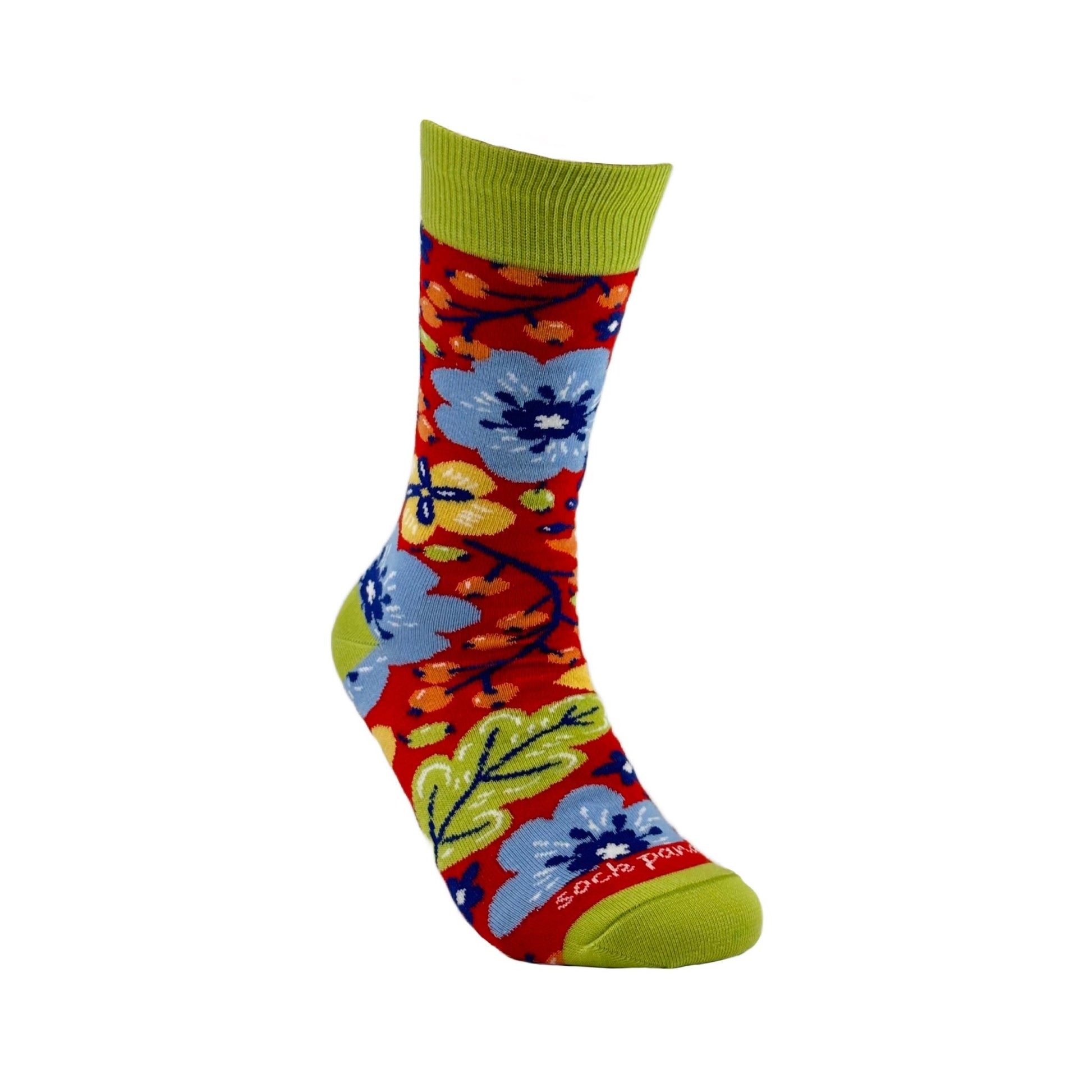 Exotic Flower Socks from the Sock Panda (Adult Medium - Women's Shoe Sizes 5 - 10)