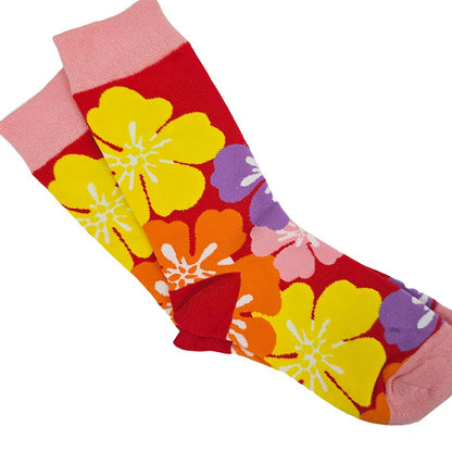 Exotic Flower Socks from the Sock Panda (Adult Medium - Women's Shoe Sizes 5 - 10)