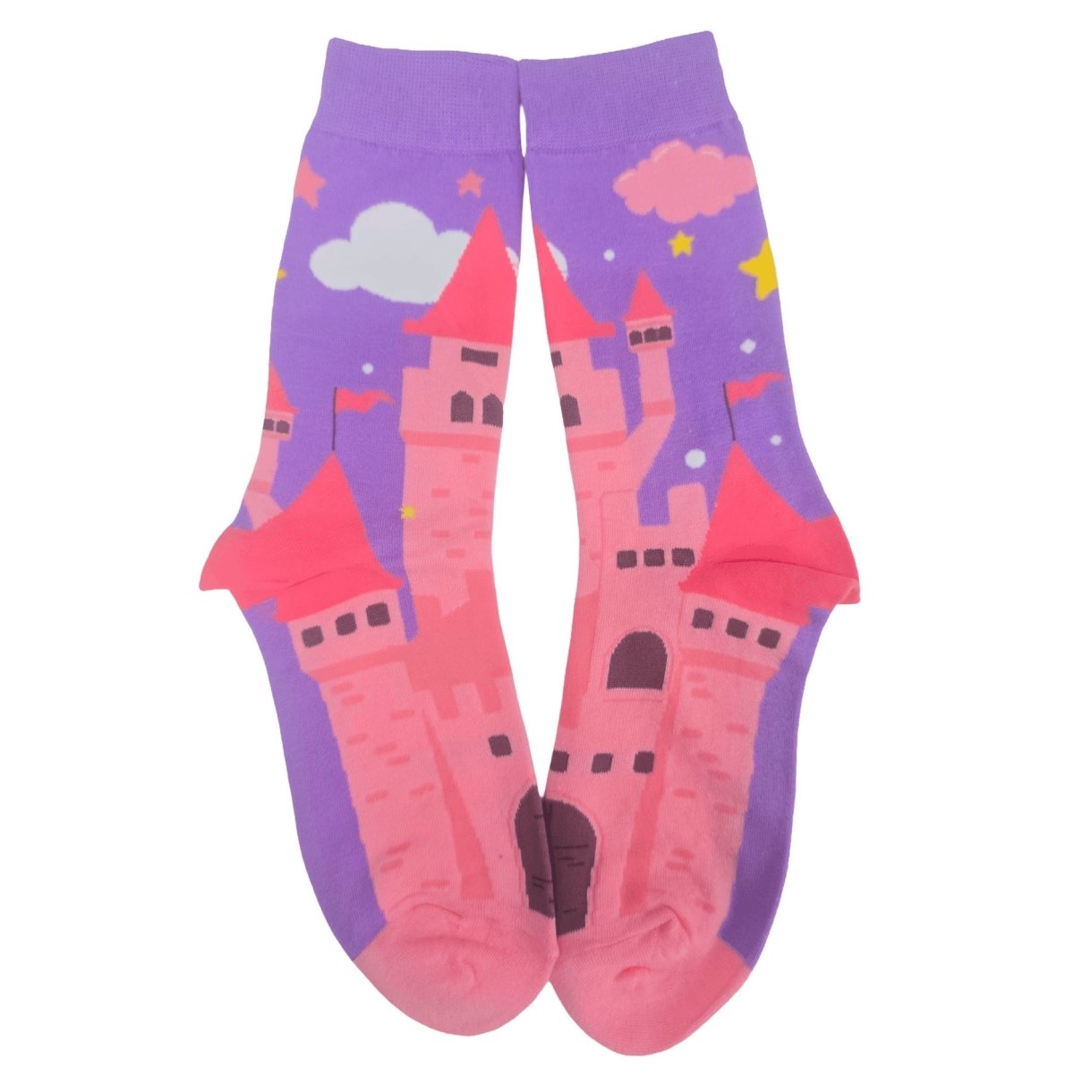 Fairytale Castle Socks from the Sock Panda (Adult Medium) CastleMd