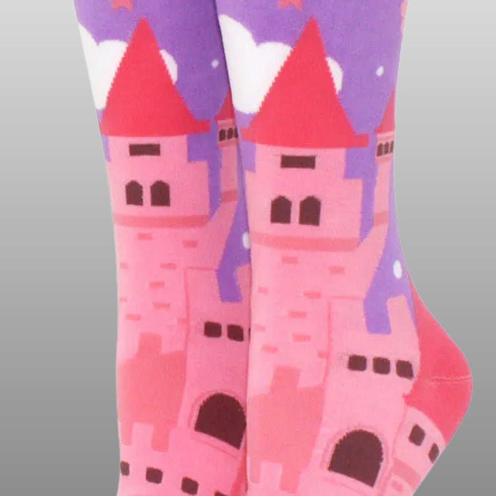 Fairytale Castle Socks from the Sock Panda (Adult Medium) CastleMd