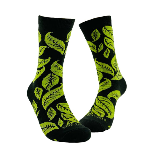 Fall Leaf Pattern Socks the Sock Panda (Adult Medium - Women's Shoe Sizes 5 - 10)