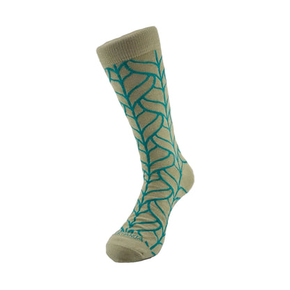 Fall Leaf Patterned Socks from the Sock Panda (Adult Large - Men's Shoe Sizes 8 - 12)