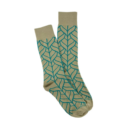 Fall Leaf Patterned Socks from the Sock Panda (Adult Large - Men's Shoe Sizes 8 - 12)
