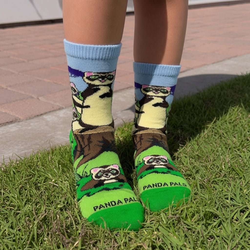 Ferret Family Socks from the Sock Panda (Ages 3-7) FerretFamMd