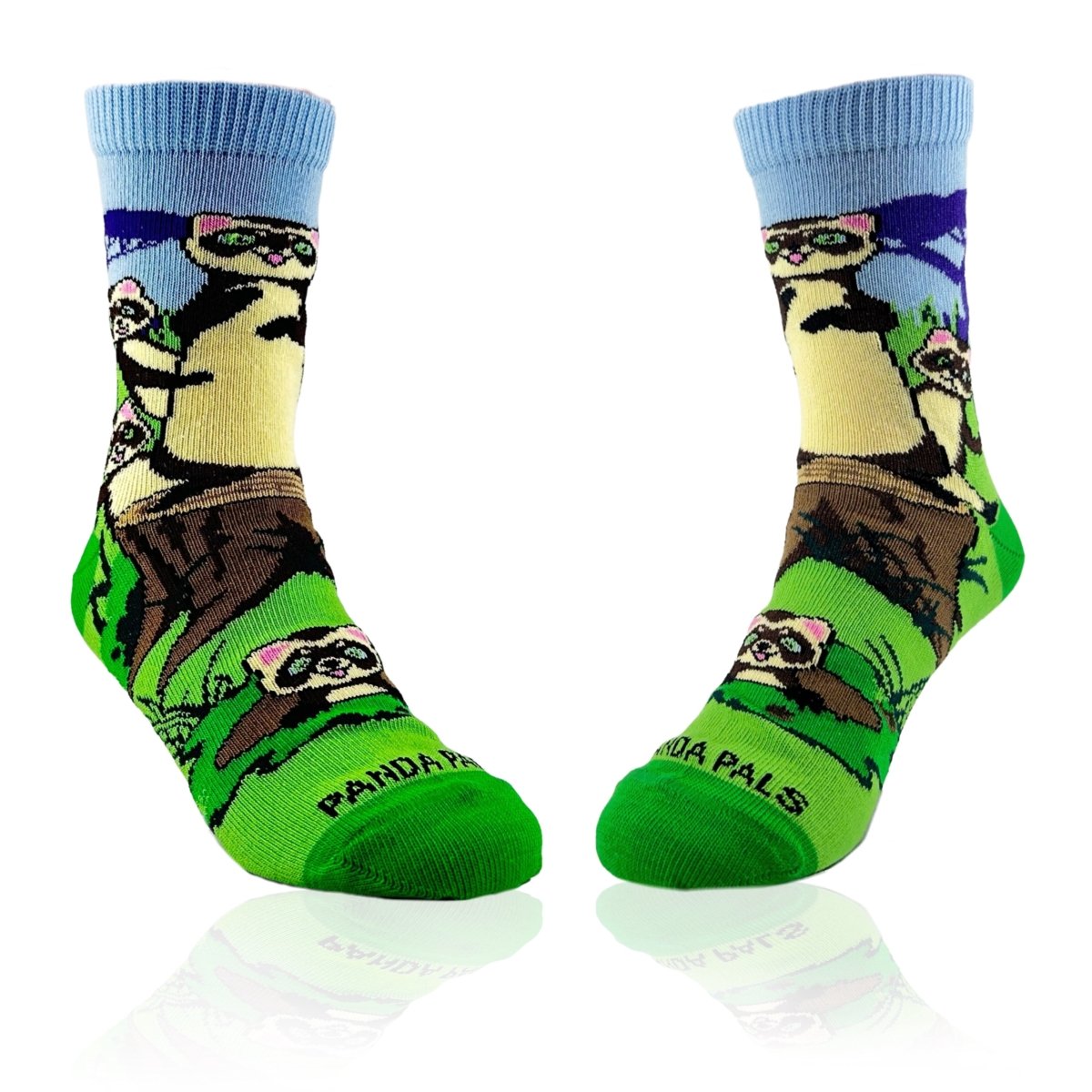 Ferret Family Socks from the Sock Panda (Ages 3 - 7) FerretFamMd