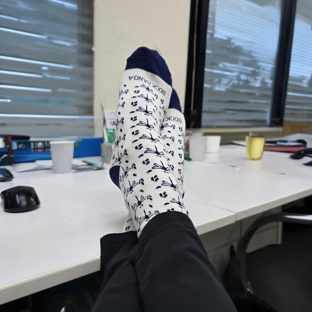 Firefly Pattern Socks from the Sock Panda (Adult Large - Men's Shoe Sizes 8 - 12)