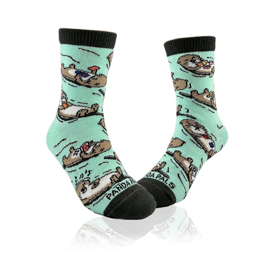 Floating Otters Socks from the Sock Panda (Ages 3 - 7)