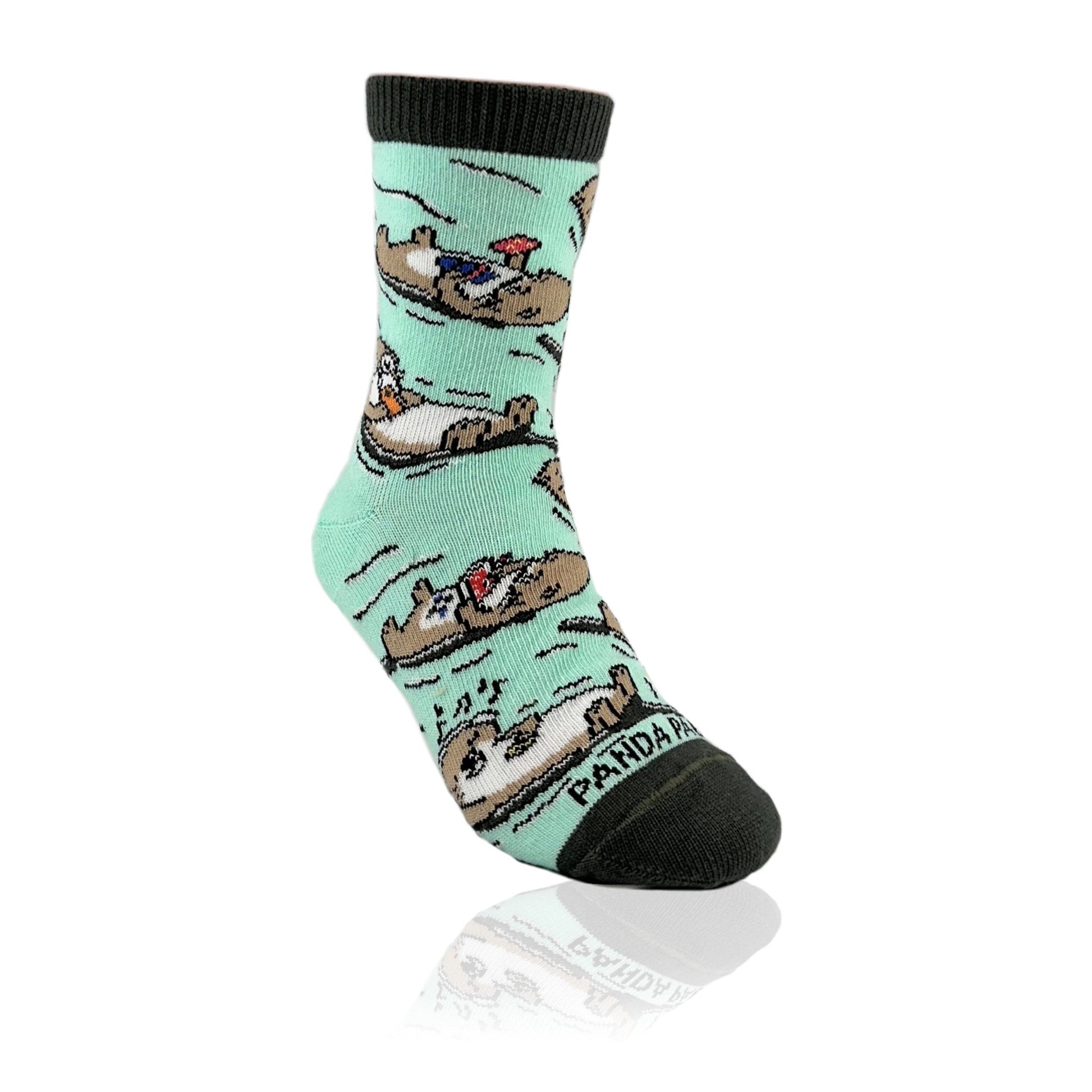 Floating Otters Socks from the Sock Panda (Ages 3 - 7)