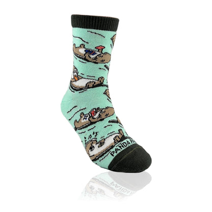 Floating Otters Socks from the Sock Panda (Ages 3 - 7)