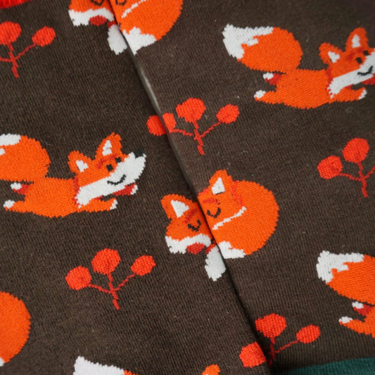 Fox Socks from Sock Panda (Adult Large - Men's Shoe Sizes 8 - 12)