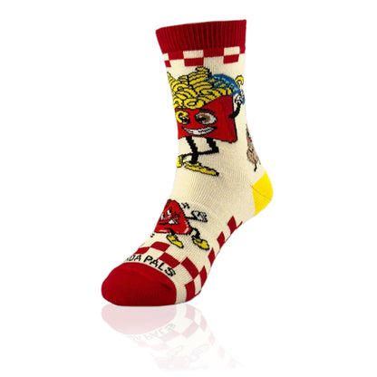 French Fry Socks from the Sock Panda (Ages 3 - 7)