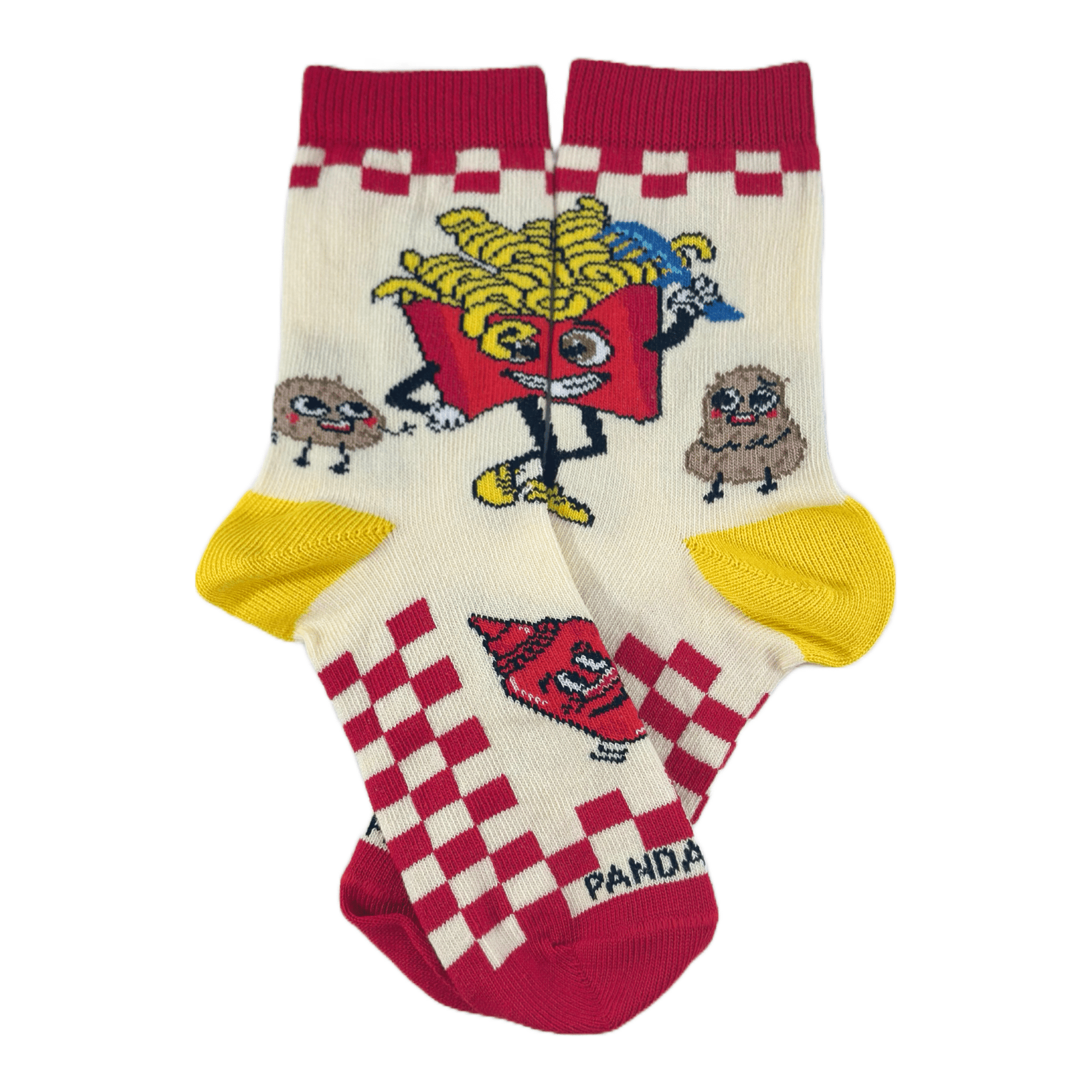 French Fry Socks from the Sock Panda (Ages 3 - 7)
