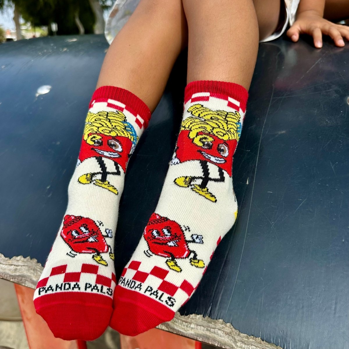 French Fry Socks from the Sock Panda (Ages 3 - 7) FryPalMd