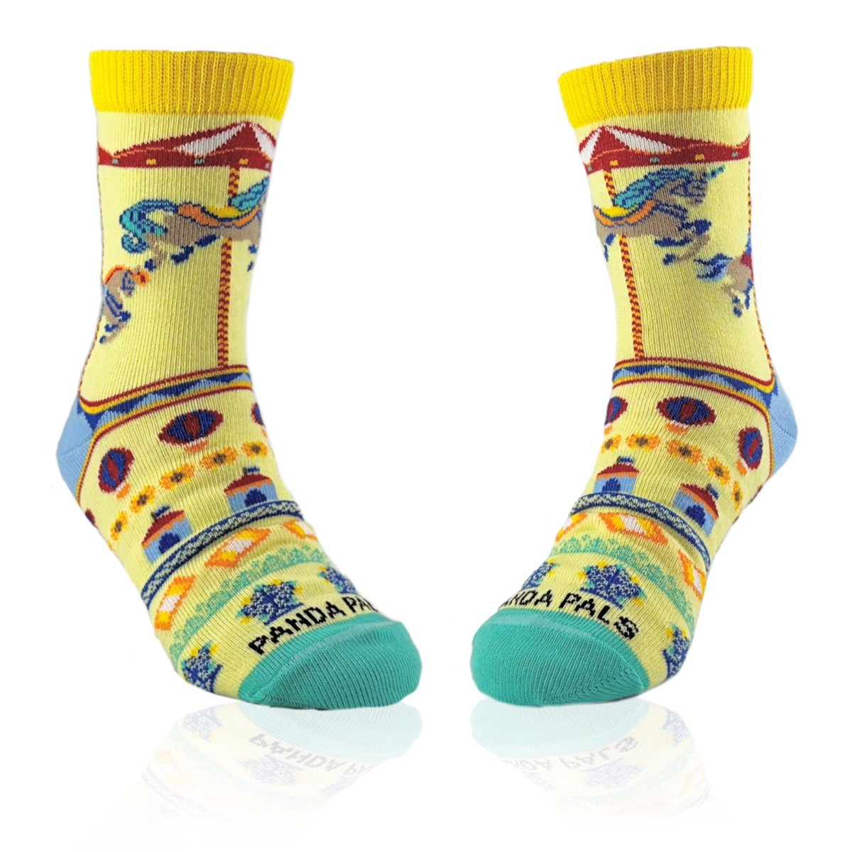 Fun Carousel Socks from the Sock Panda (Ages 3 - 7) MerryRoundMd