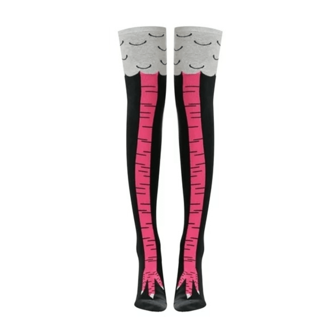 Funny Chicken Leg Socks (Thigh High)