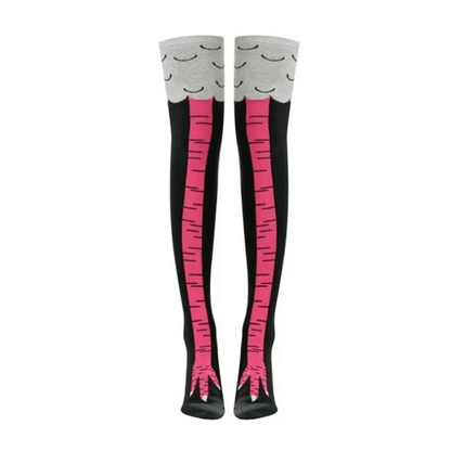Funny Chicken Leg Socks (Thigh High)