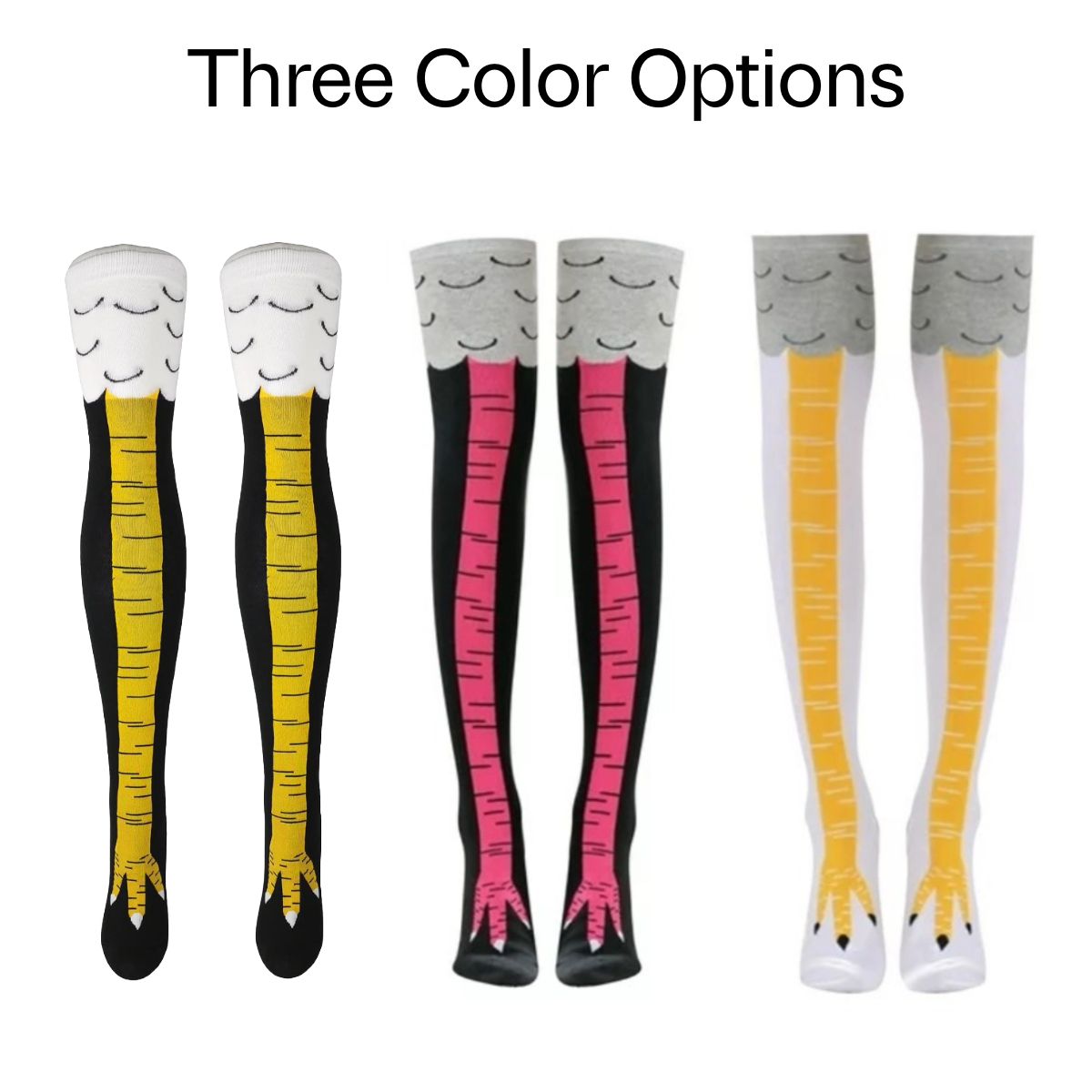 Funny Chicken Leg Socks (Thigh High)