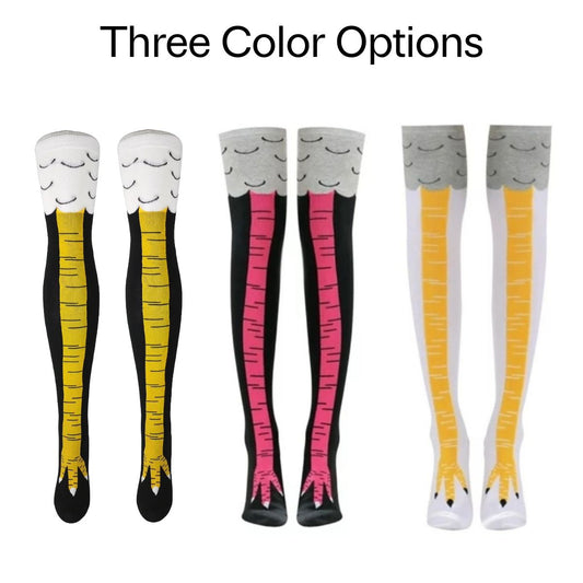 Funny Chicken Leg Socks (Thigh High)