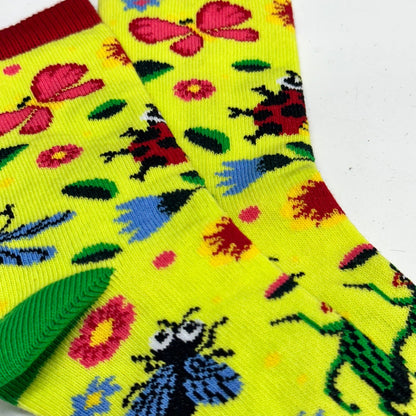 Garden Insect Party Socks from the Sock Panda (Ages 3 - 7)