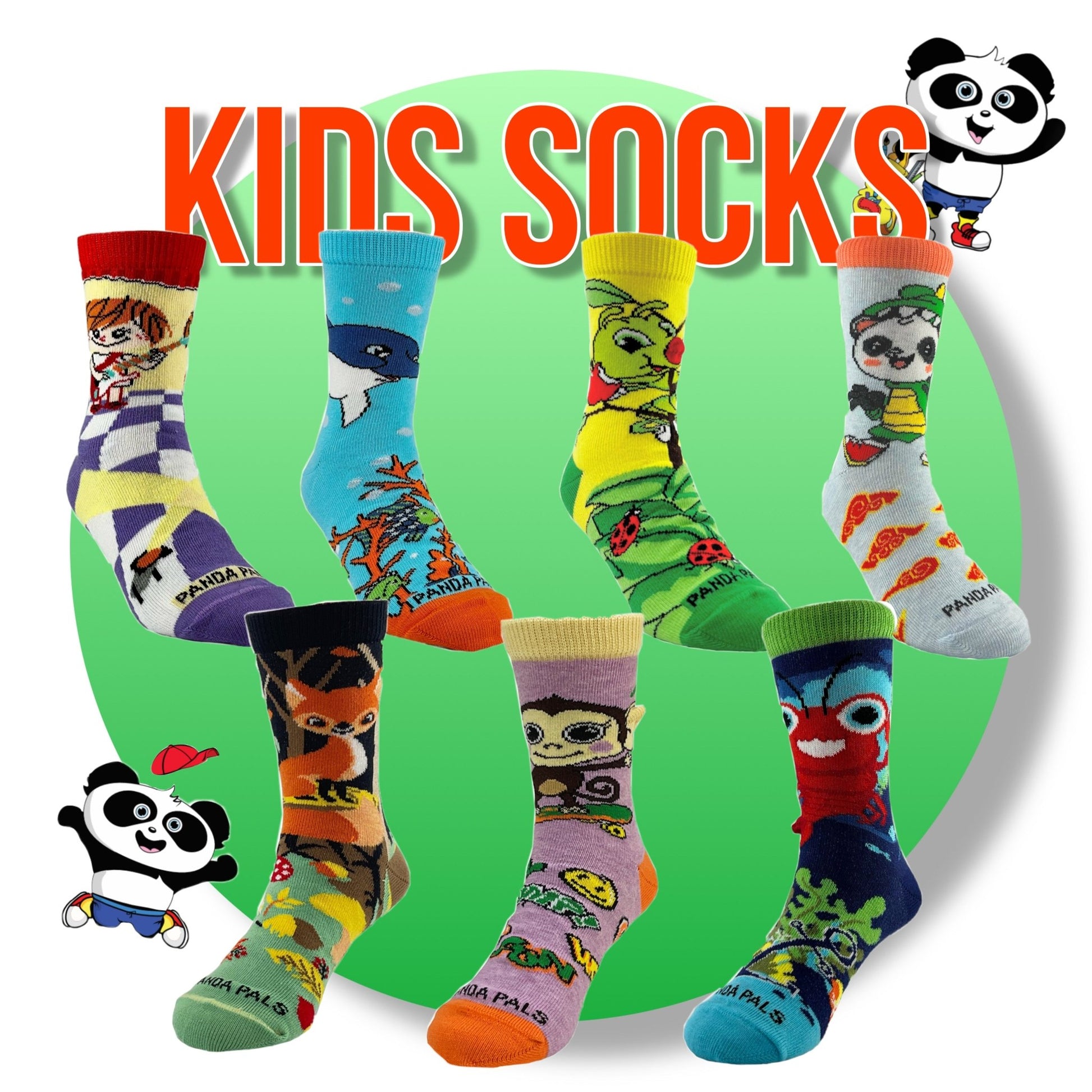 Gift Sets (4-Pack) - Ages 3-7 from the Sock Panda