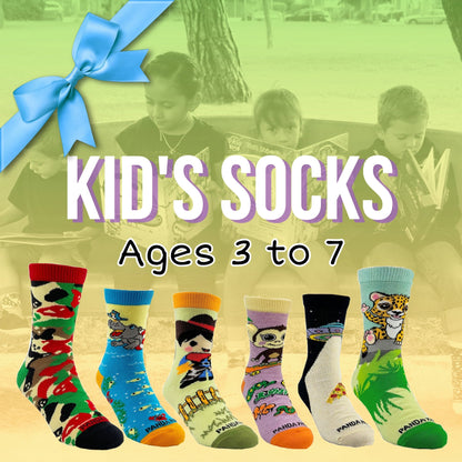 Gift Sets (4-Pack) - Ages 3-7 from the Sock Panda