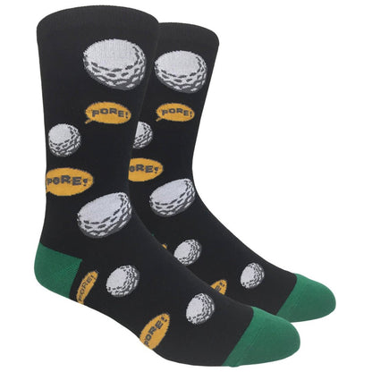 Golf Ball Socks (Adult Large - Men's Shoe Sizes 8 - 12)