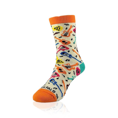 Guitar Pattern Socks from the Sock Panda (Ages 3 - 7)
