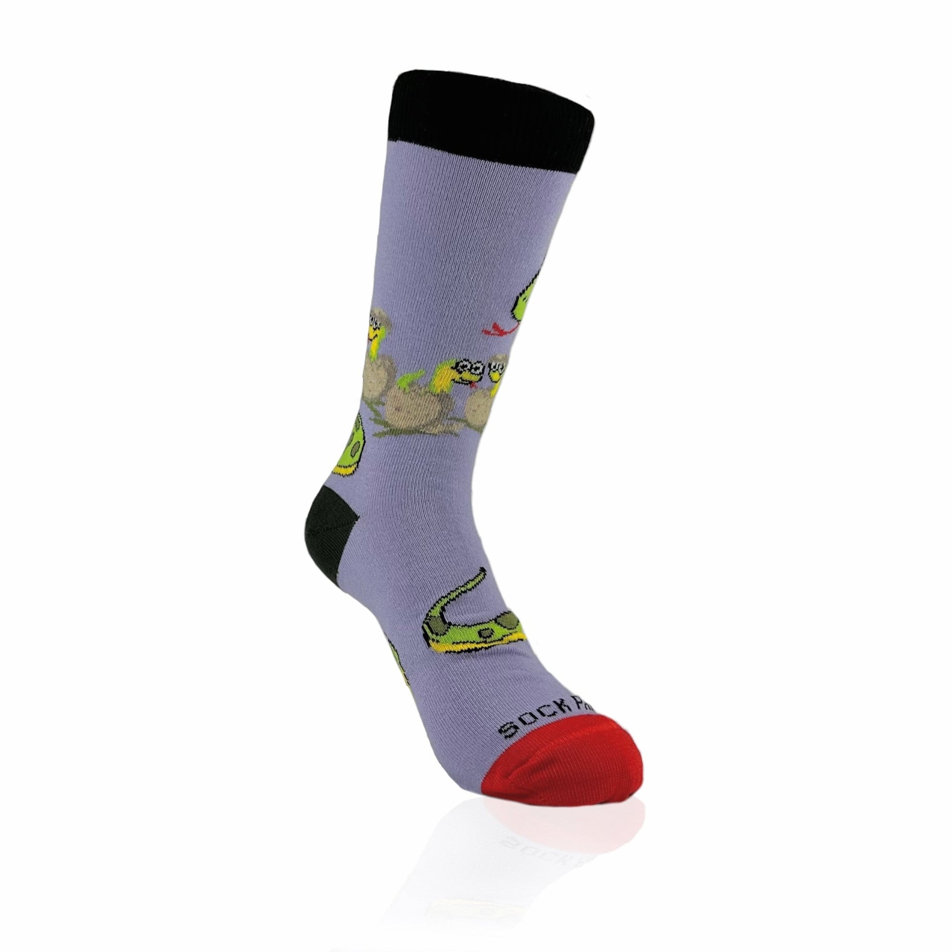 Happy Tree Snake with Babies Socks from the Sock Panda (Adult Small)