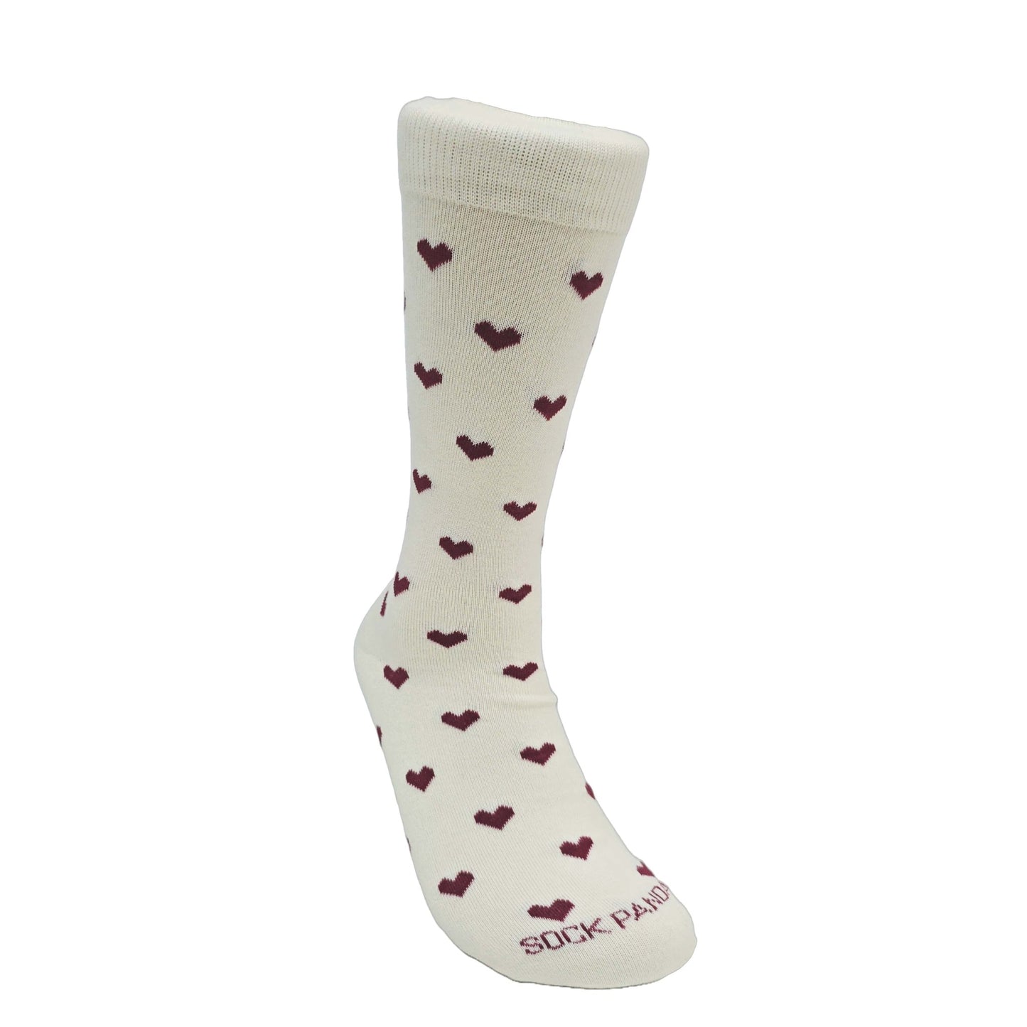 Heart Patterned Socks from the Sock Panda (Adult Large - Men's Shoe Sizes 8 - 12)