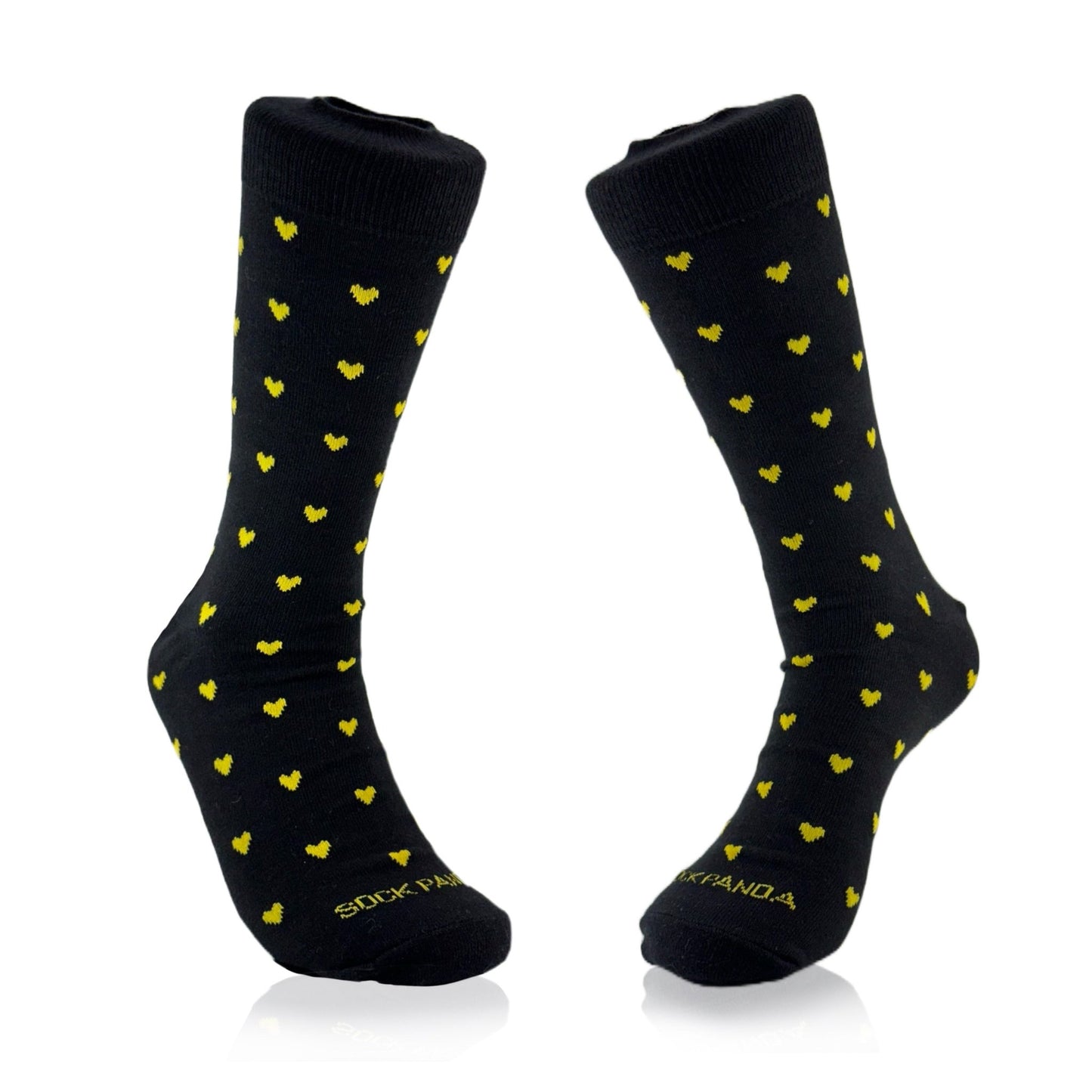 Heart Patterned Socks from the Sock Panda (Adult Large - Men's Shoe Sizes 8 - 12)