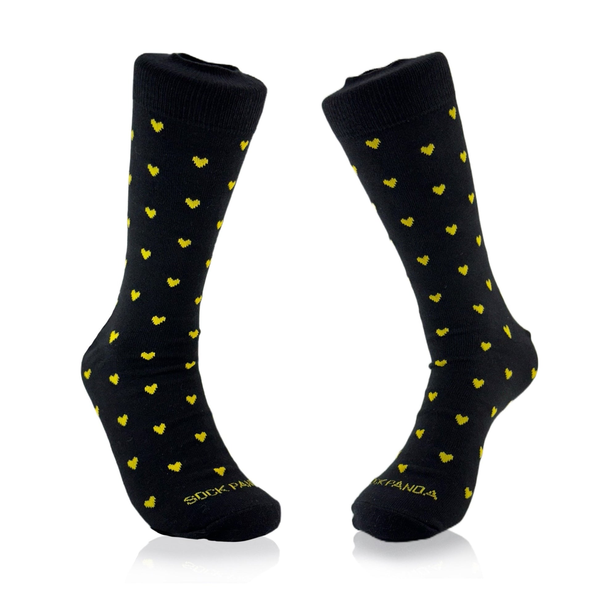 Heart Patterned Socks from the Sock Panda (Adult Large - Men's Shoe Sizes 8 - 12)