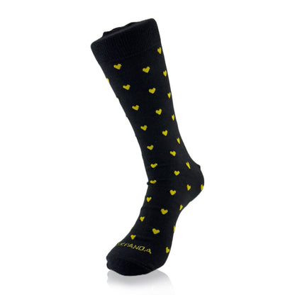 Heart Patterned Socks from the Sock Panda (Adult Large - Men's Shoe Sizes 8 - 12)