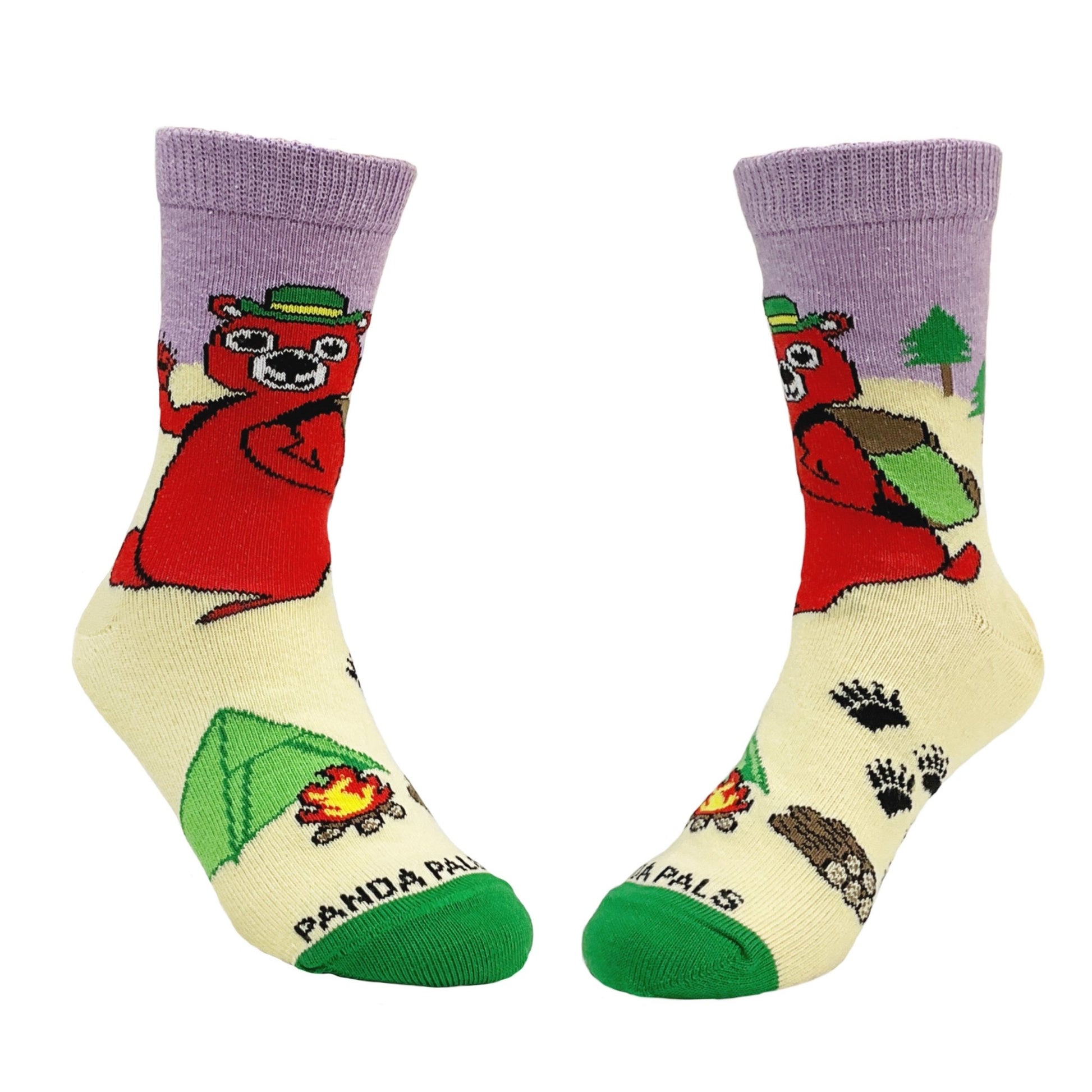 Hiking Bear Socks from the Sock Panda (Age 3 - 7)