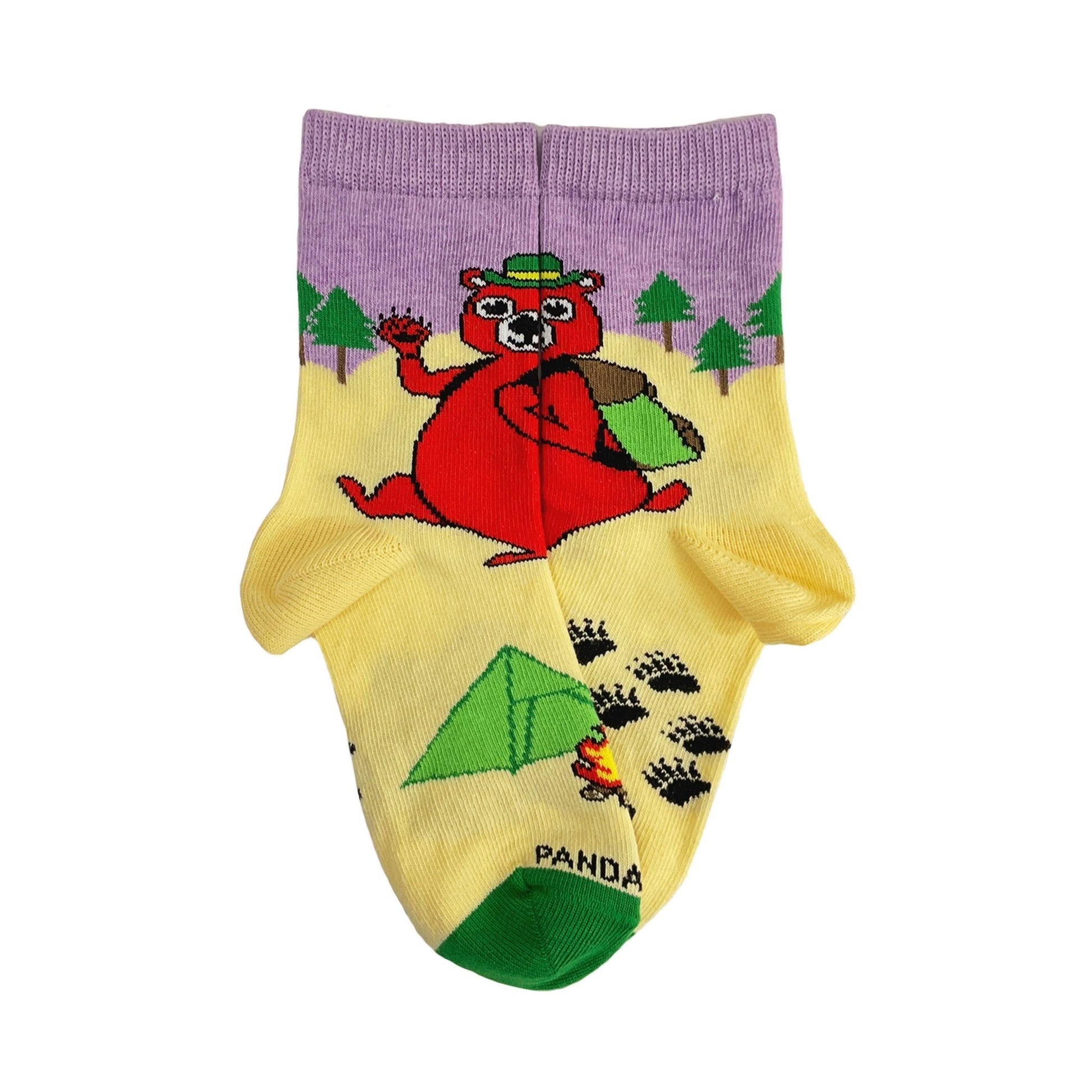 Hiking Bear Socks from the Sock Panda (Age 3 - 7)