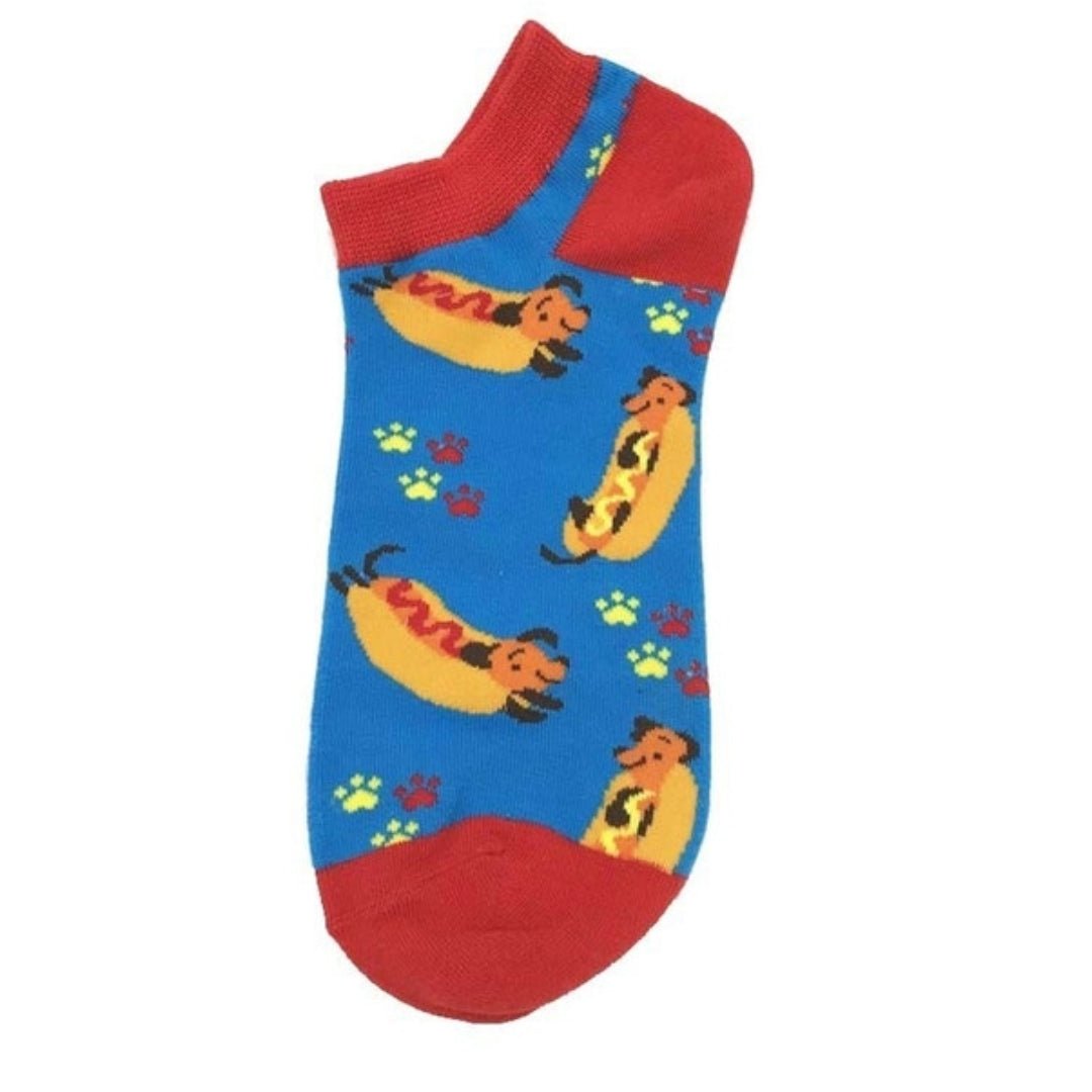 Hot Dog from the Sock Panda (Adult Medium - Women's Shoe Sizes 5 - 10)
