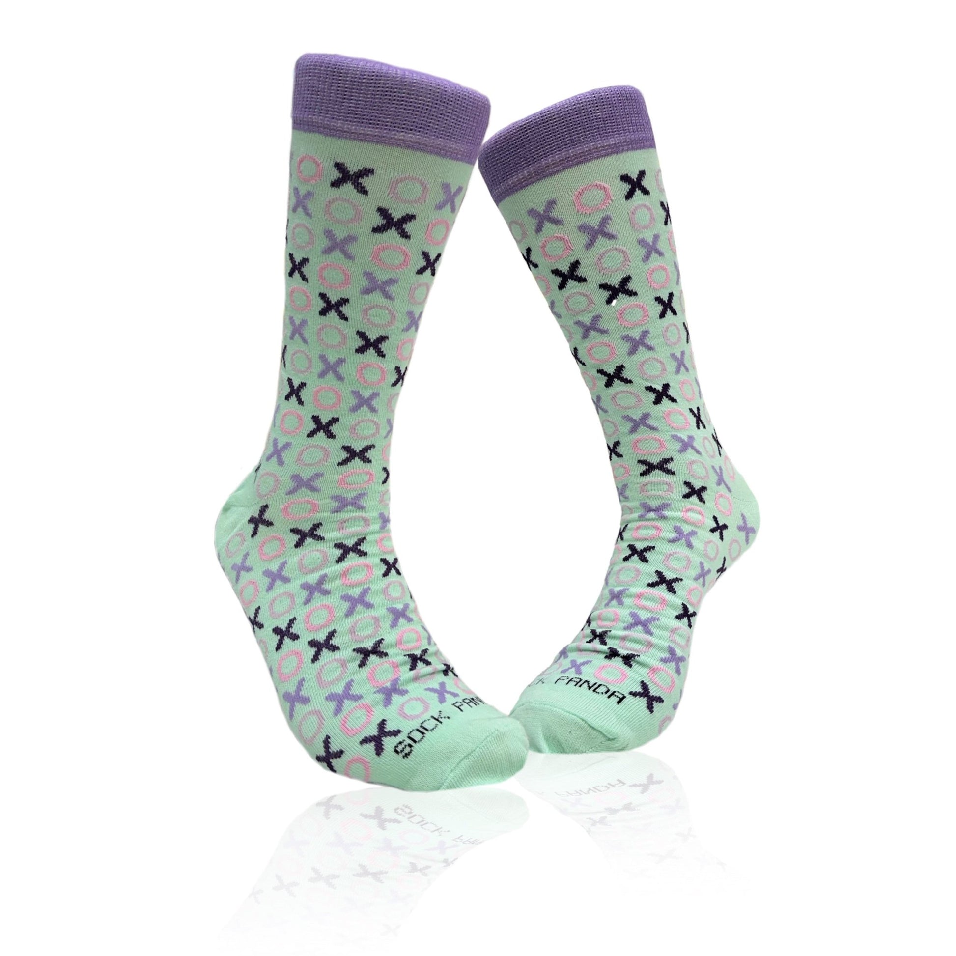 Hugs and Kisses (xoxo) Love Patterned Office Socks