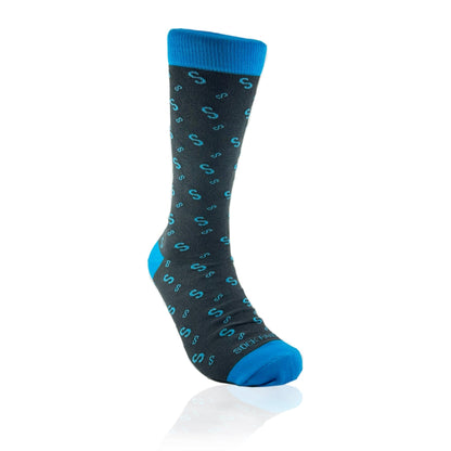 Infiniti "S" pattern Socks from the Sock Panda (Adult Large)