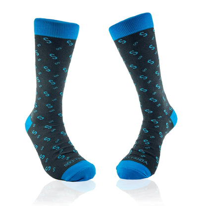Infiniti "S" pattern Socks from the Sock Panda (Adult Large)