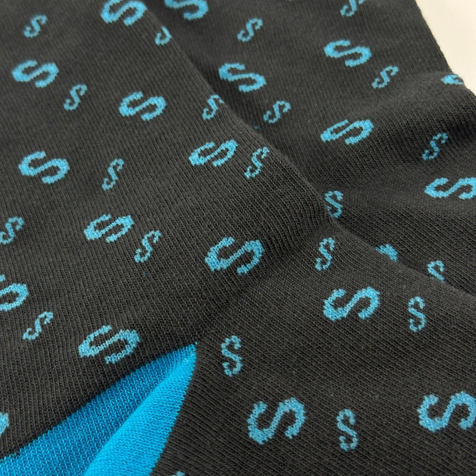 Infiniti "S" pattern Socks from the Sock Panda (Adult Large)