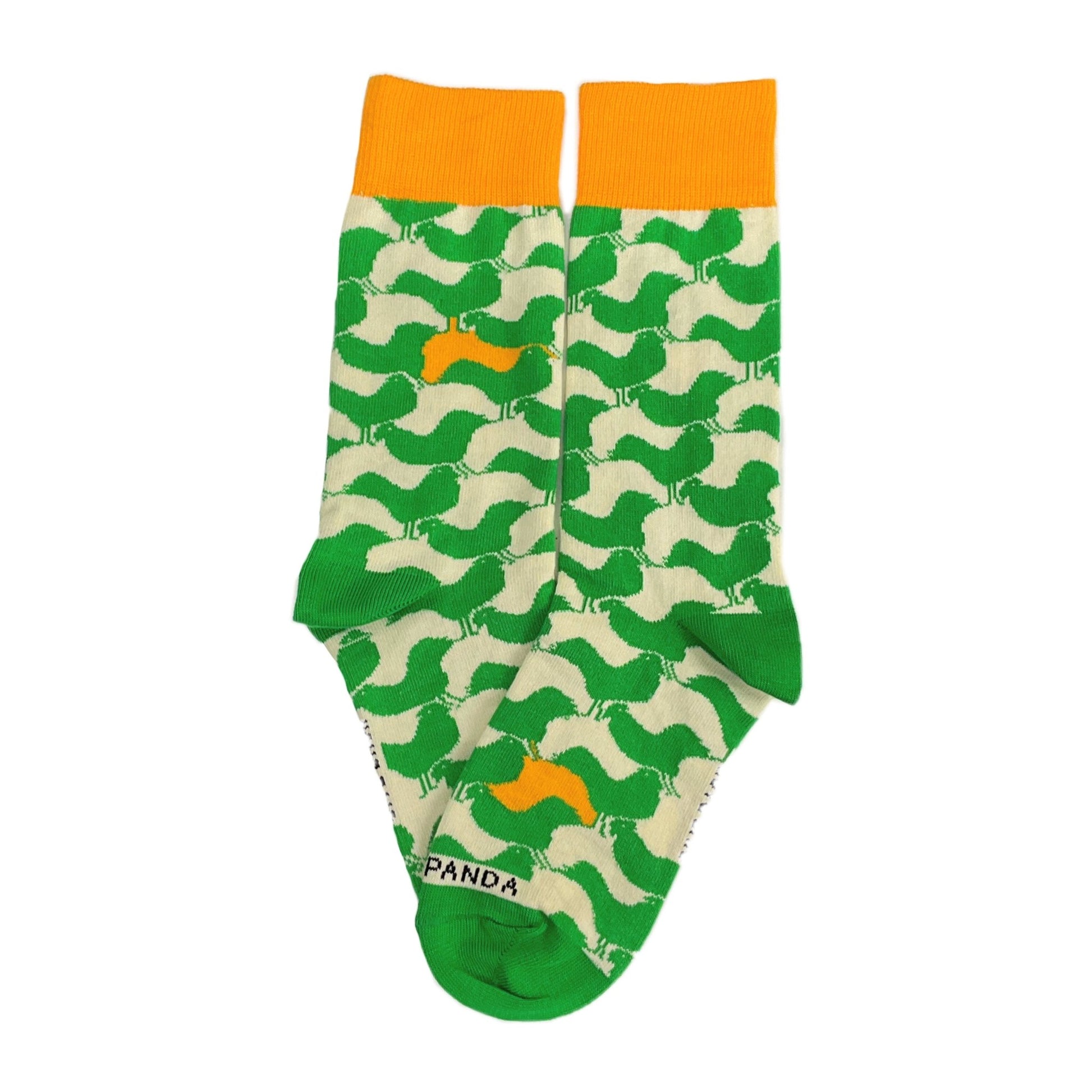 Interlocking Turkey Patterned Socks from the Sock Panda (Adult Small - Shoe Sizes 2 - 5)