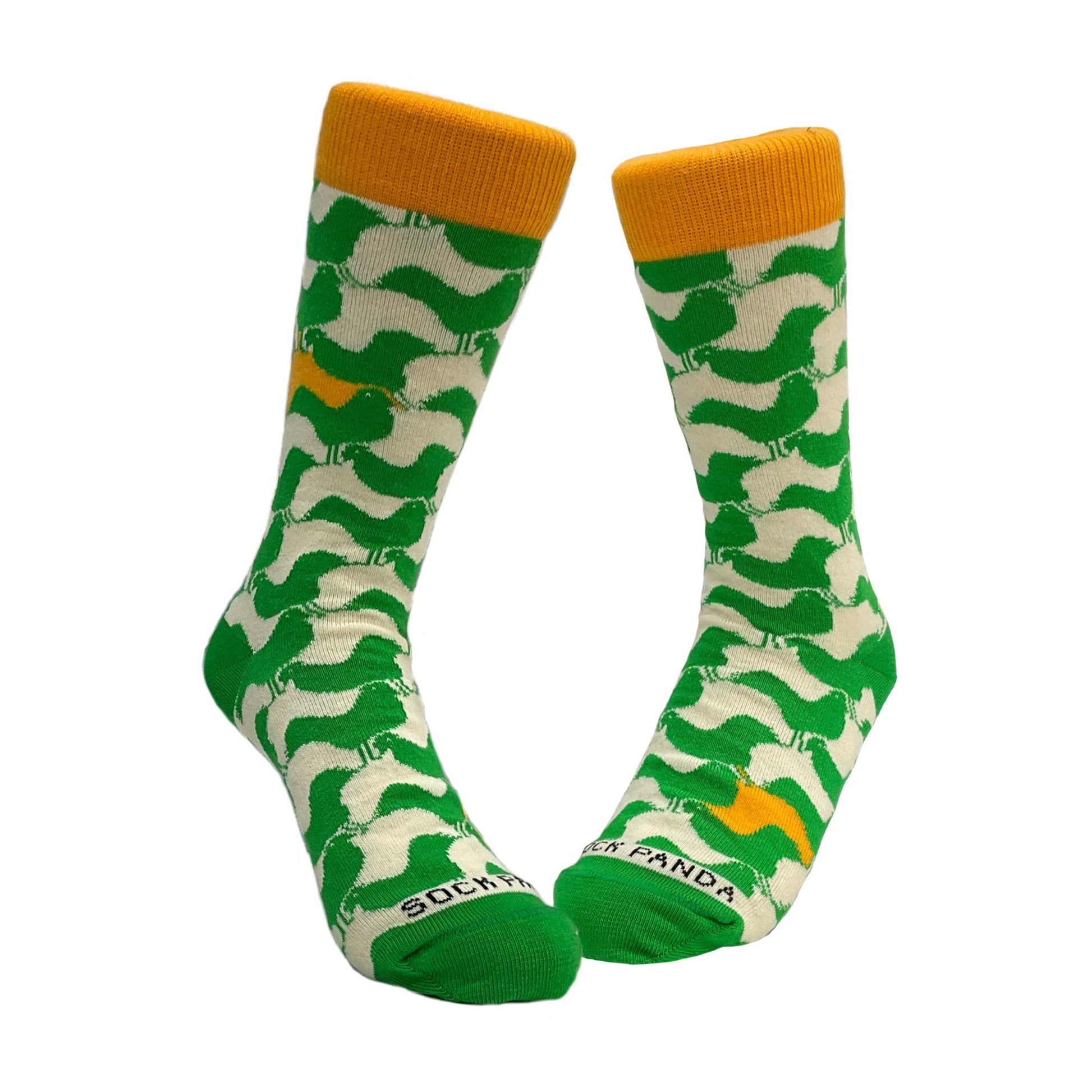 Interlocking Turkey Patterned Socks from the Sock Panda (Adult Small - Shoe Sizes 2 - 5)