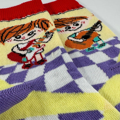Kids Playing the Guitar Socks from the Sock Panda (Ages 3 - 7)
