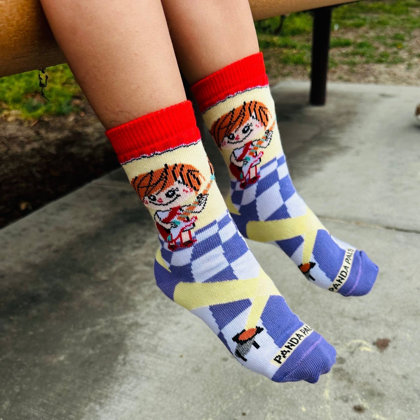 Kids Playing the Guitar Socks from the Sock Panda (Ages 3 - 7)