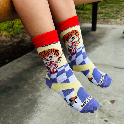 Kids Playing the Guitar Socks from the Sock Panda (Ages 3 - 7)